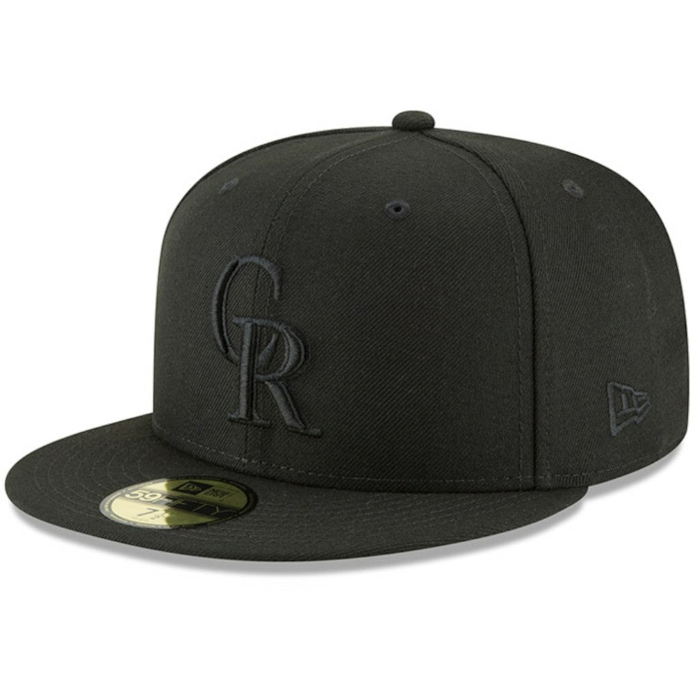 Colorado Rockies Primary Logo Basic 59FIFTY Fitted Hat Black | New Era