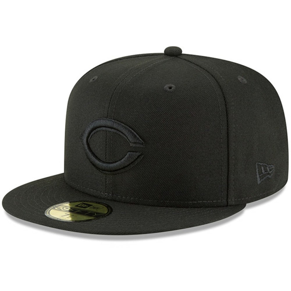 Cincinnati Reds Primary Logo Basic 59FIFTY Fitted Hat Black | New Era