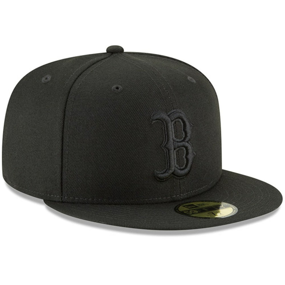 Boston Red Sox Primary Logo Basic 59FIFTY Fitted Hat Black | New Era