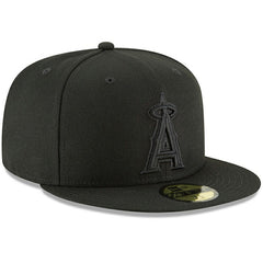 Los Angeles Angels Primary Logo Basic 59FIFTY Fitted Hat Black | New Era