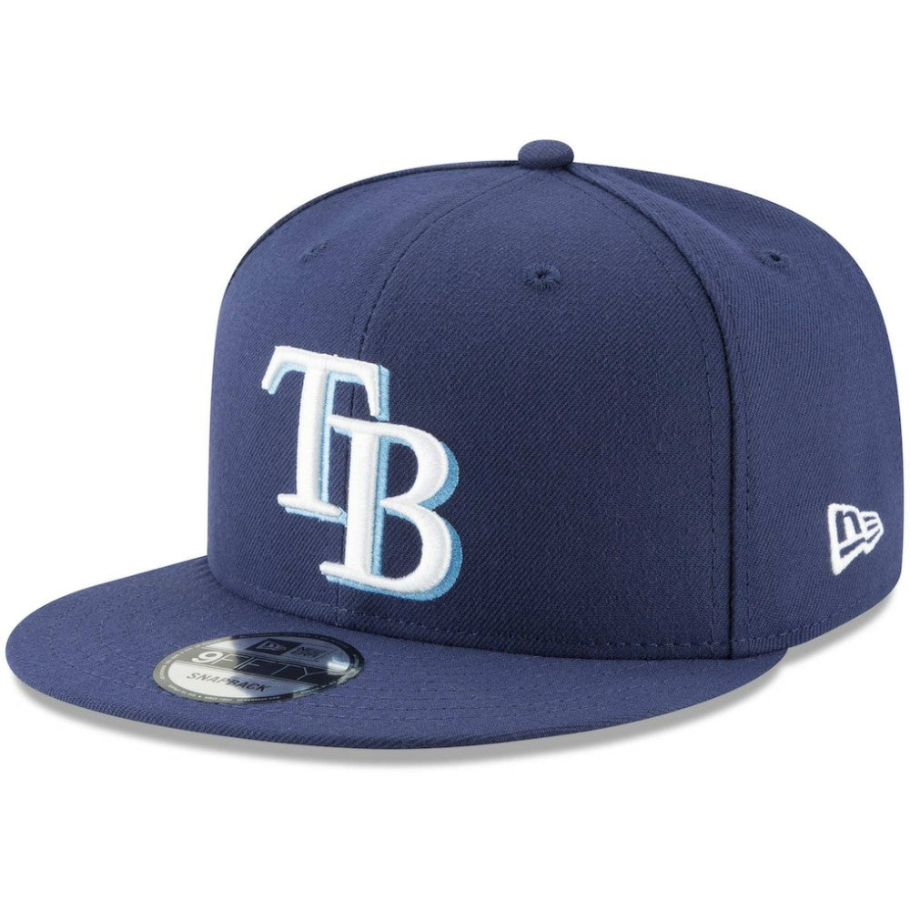 Tampa Bay Rays Team Color 9FIFTY Snapback Hat Navy | New Era