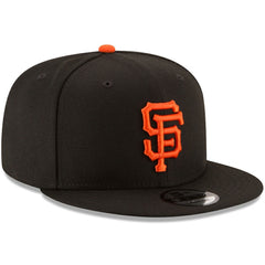 San Francisco Giants Team Color 9FIFTY Snapback Hat Black | New Era