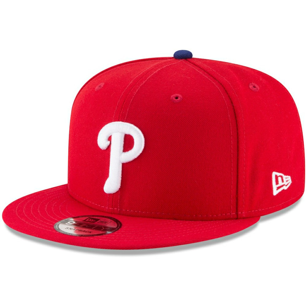 Philadelphia Phillies Team Color 9FIFTY Snapback Hat Red | New Era