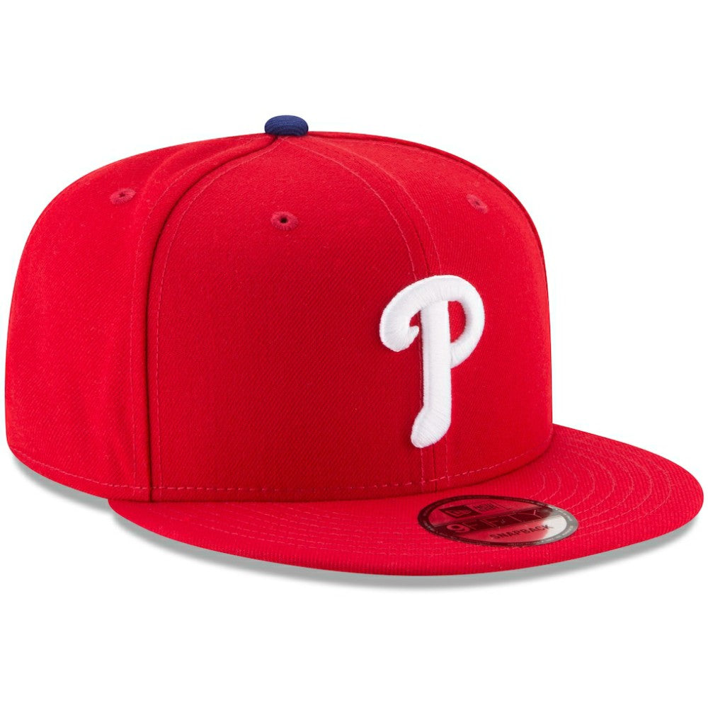 Philadelphia Phillies Team Color 9FIFTY Snapback Hat Red | New Era