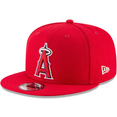 Los Angeles Angels Team Color 9FIFTY Snapback Hat Red | New Era