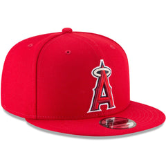 Los Angeles Angels Team Color 9FIFTY Snapback Hat Red | New Era