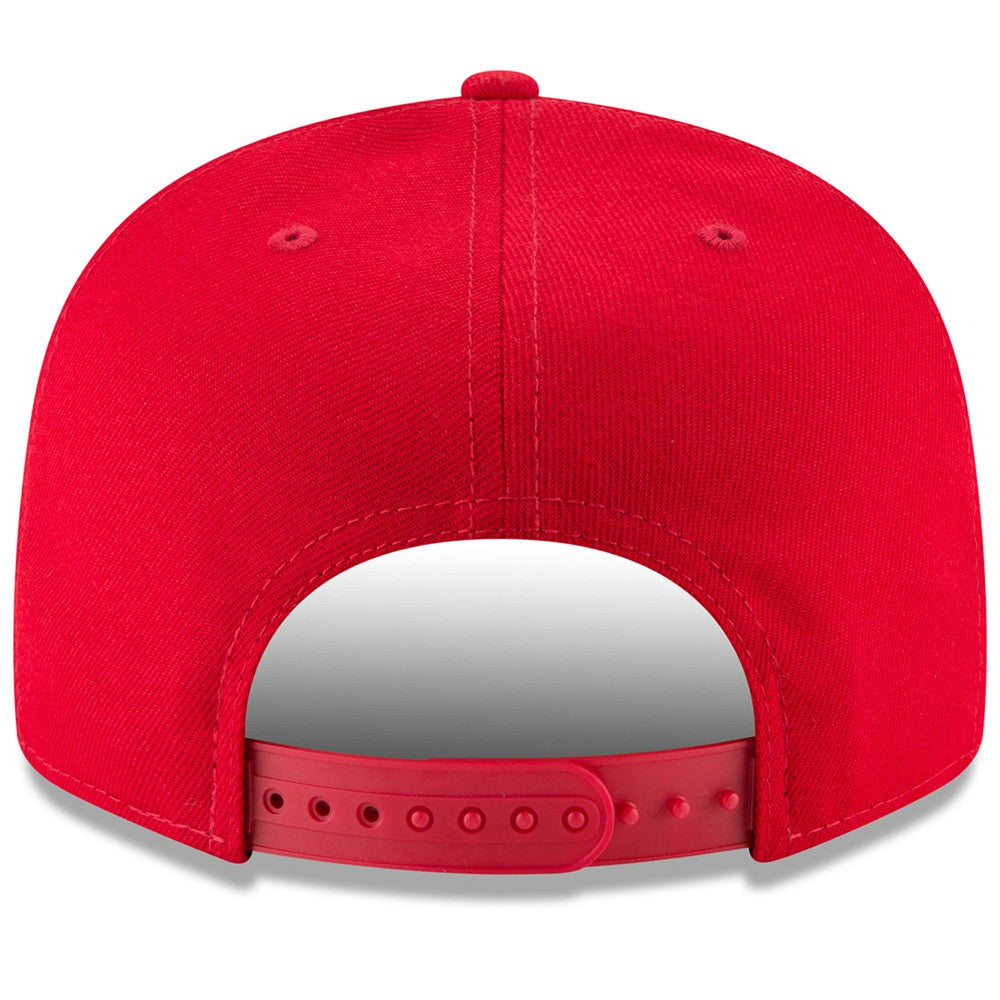 Los Angeles Angels Team Color 9FIFTY Snapback Hat Red | New Era