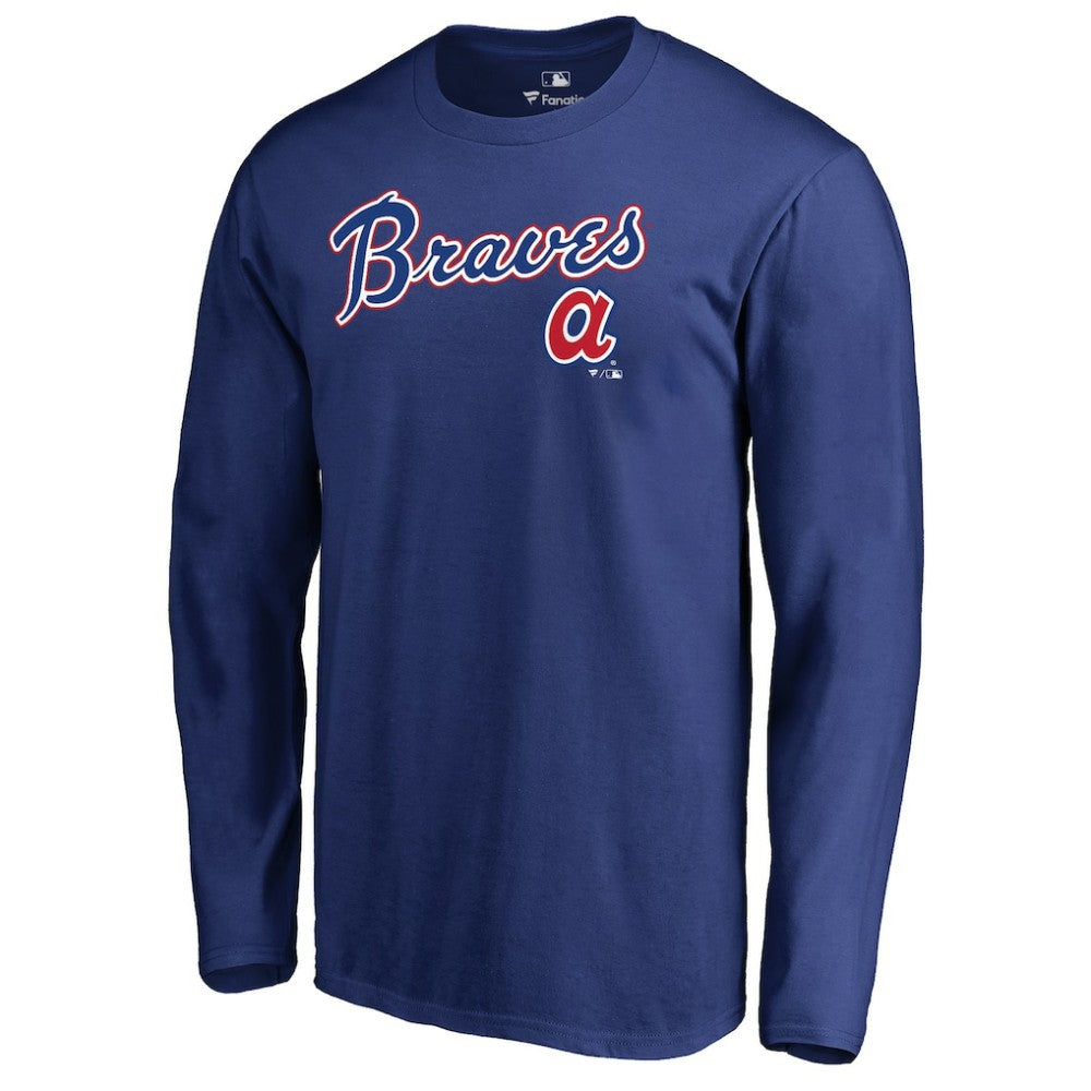 Atlanta Braves Cooperstown Collection Wahconah Long Sleeve T-Shirt Royal