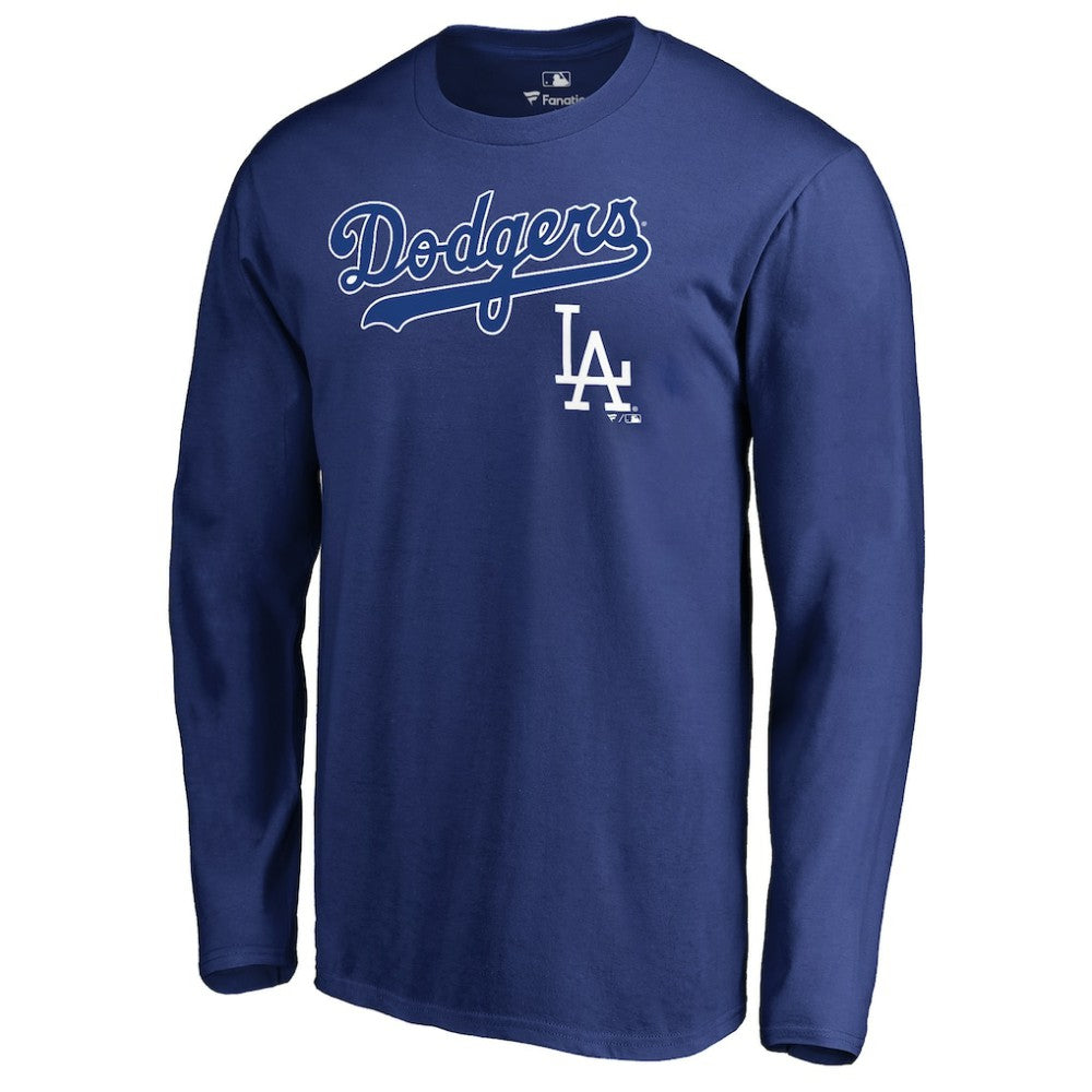 Los Angeles Dodgers Cooperstown Collection Wahconah Long Sleeve T-Shirt Royal