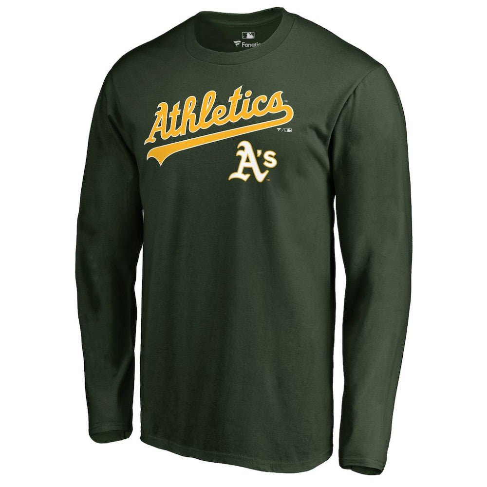 Athletics Team Lockup Long Sleeve T-Shirt Green