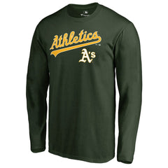 Athletics Team Lockup Long Sleeve T-Shirt Green