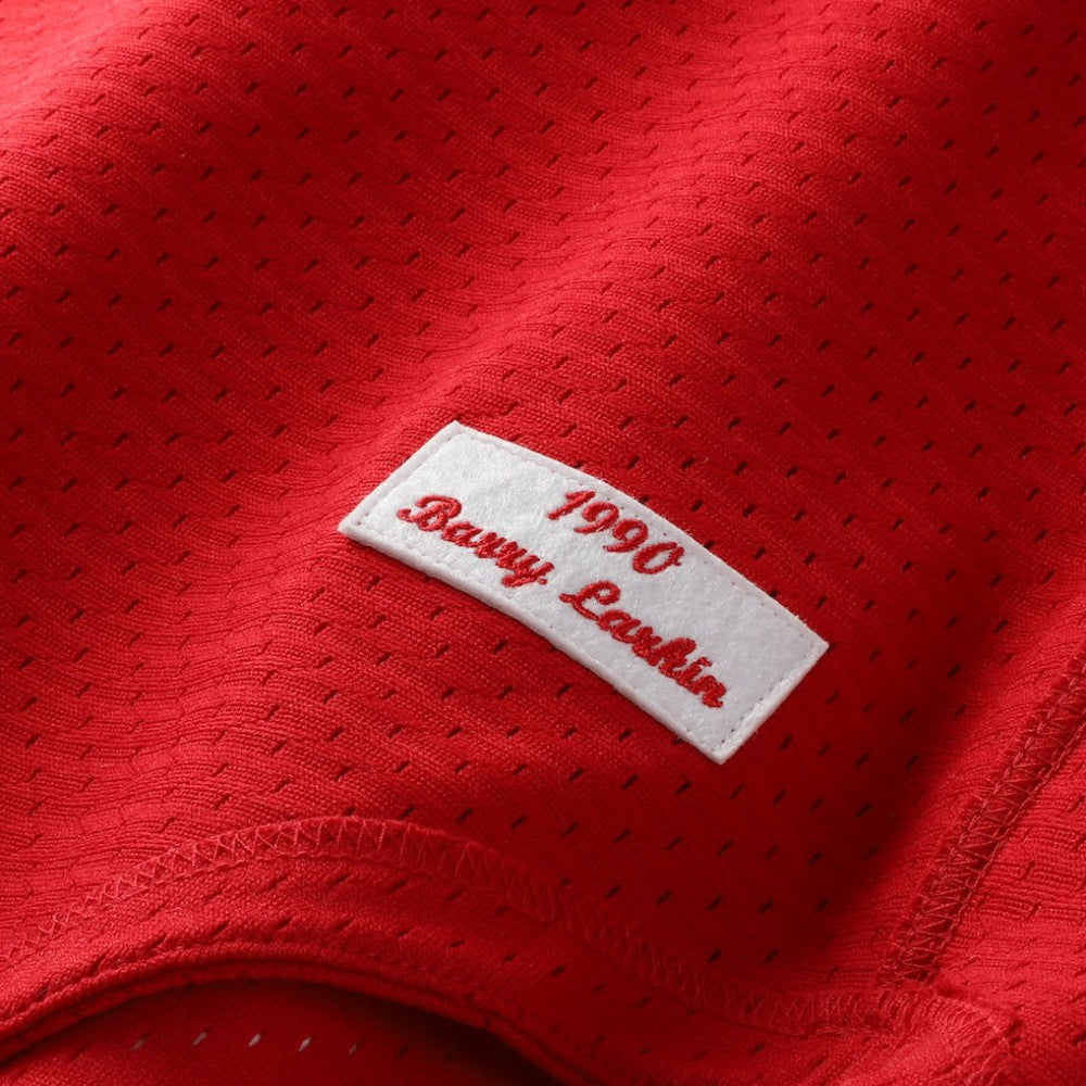 Barry Larkin Cincinnati Reds Authentic Batting Practice Jersey Red | Mitchell & Ness