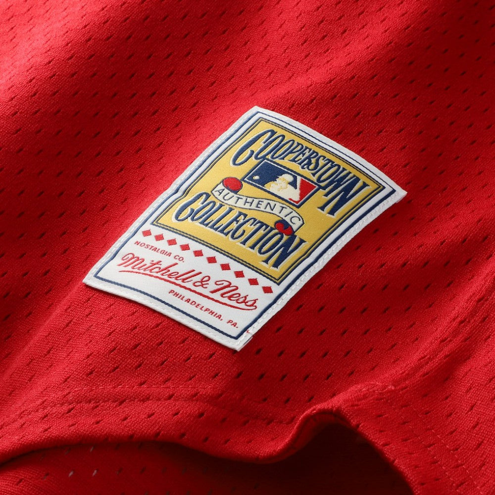 Barry Larkin Cincinnati Reds Authentic Batting Practice Jersey Red | Mitchell & Ness