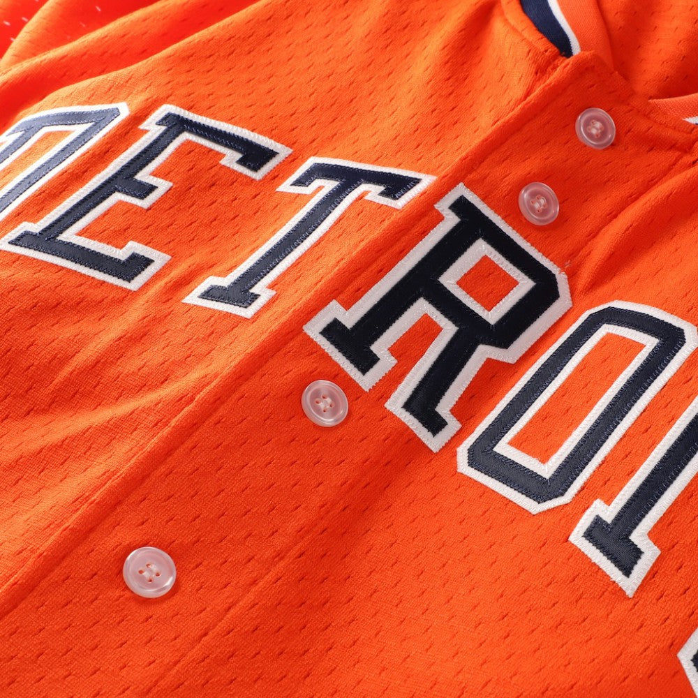 Kirk Gibson Detroit Tigers Cooperstown Collection Mesh Batting Practice Button-Up Jersey Orange | Mitchell & Ness
