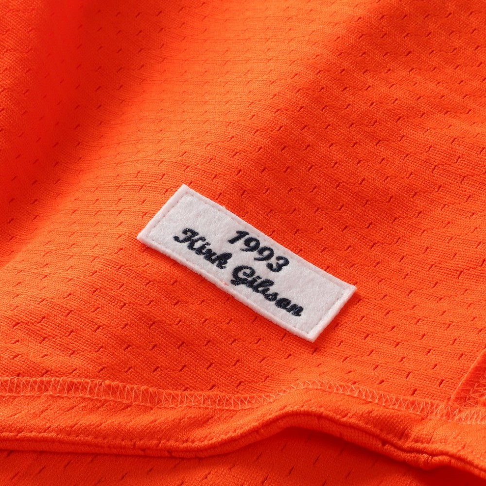 Kirk Gibson Detroit Tigers Cooperstown Collection Mesh Batting Practice Button-Up Jersey Orange | Mitchell & Ness
