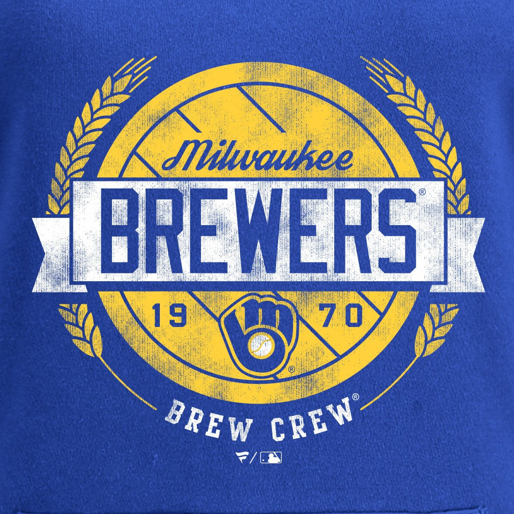 Milwaukee Brewers Hometown Collection Barrel Men T-Shirt Royal