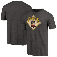 Pittsburgh Pirates Hometown Collection Retro Logo T-Shirt Black