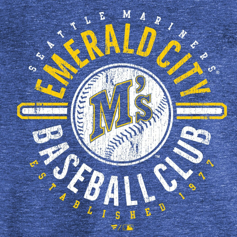 Seattle Mariners Hometown Collection Emerald City T-Shirt Royal