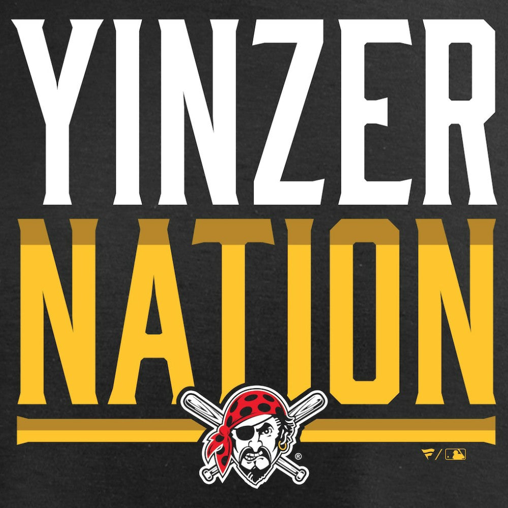 Pittsburgh Pirates Hometown Collection Yinzer Nation T-Shirt Black