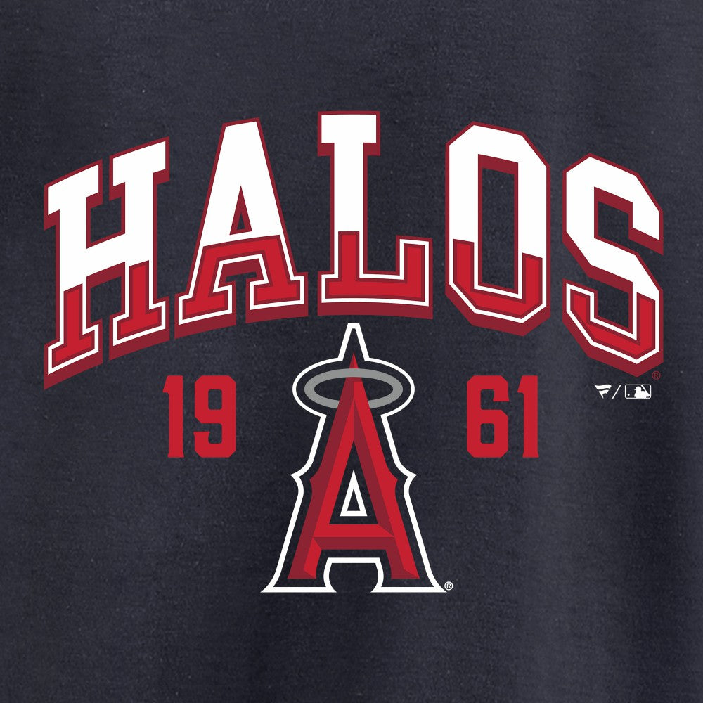 Los Angeles Angels Hometown Collection Halos Pullover Hoodie Navy