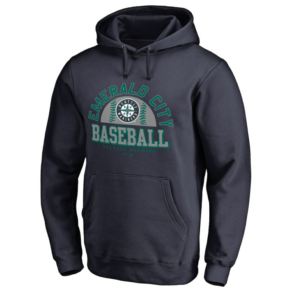 Seattle Mariners Hometown Collection Cascadia Pullover Hoodie Navy