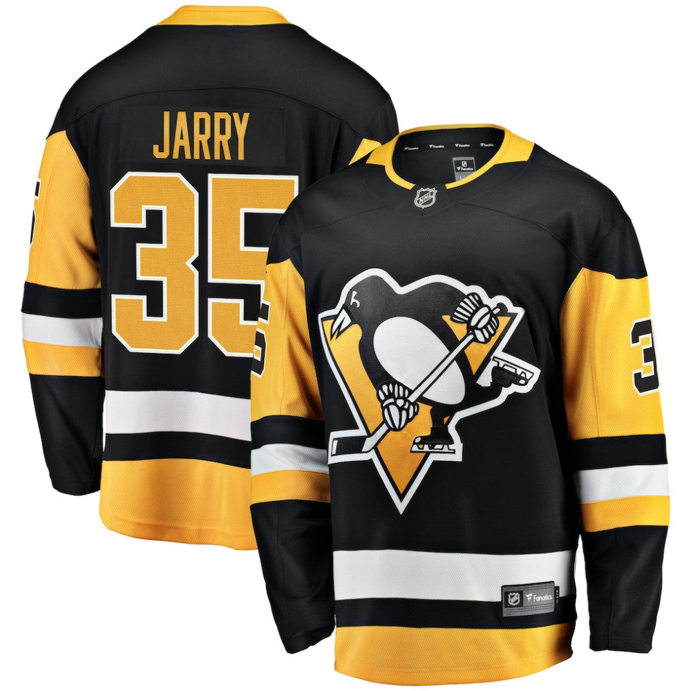 Tristan Jarry Pittsburgh Penguins Fanatics Home Breakaway Player Jersey Black