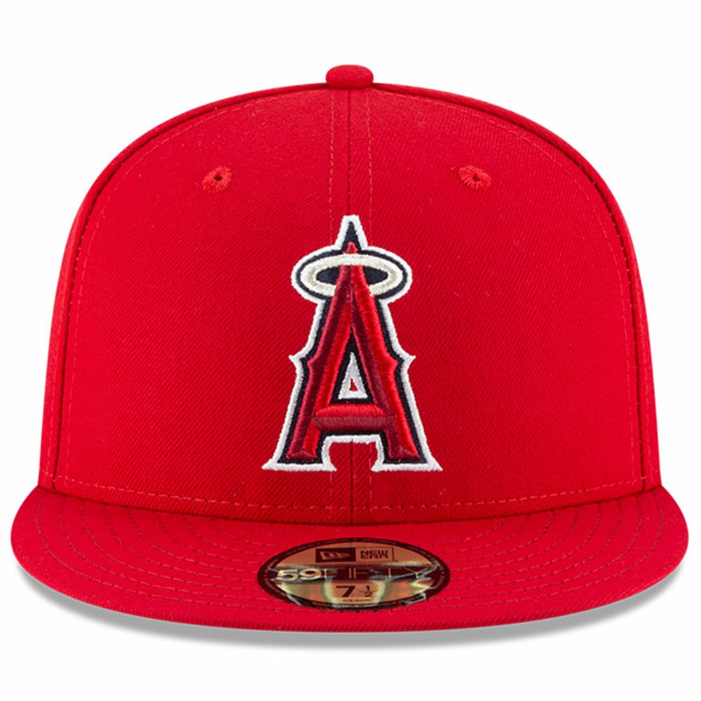 Los Angeles Angels Game Authentic Collection On-Field 59FIFTY Fitted Hat Red | New Era