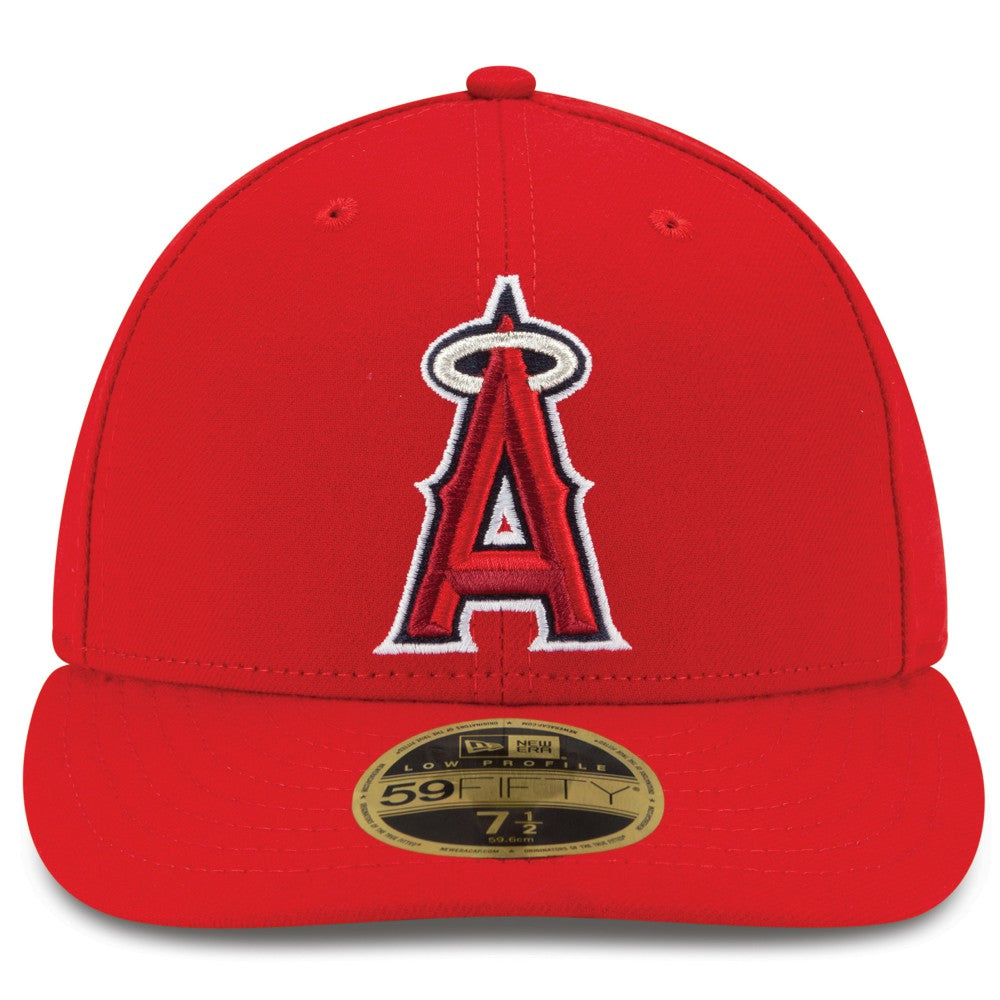 Los Angeles Angels Alt Authentic Collection On-Field Low Profile 59FIFTY Fitted Hat Red | New Era