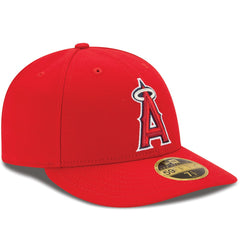 Los Angeles Angels Alt Authentic Collection On-Field Low Profile 59FIFTY Fitted Hat Red | New Era