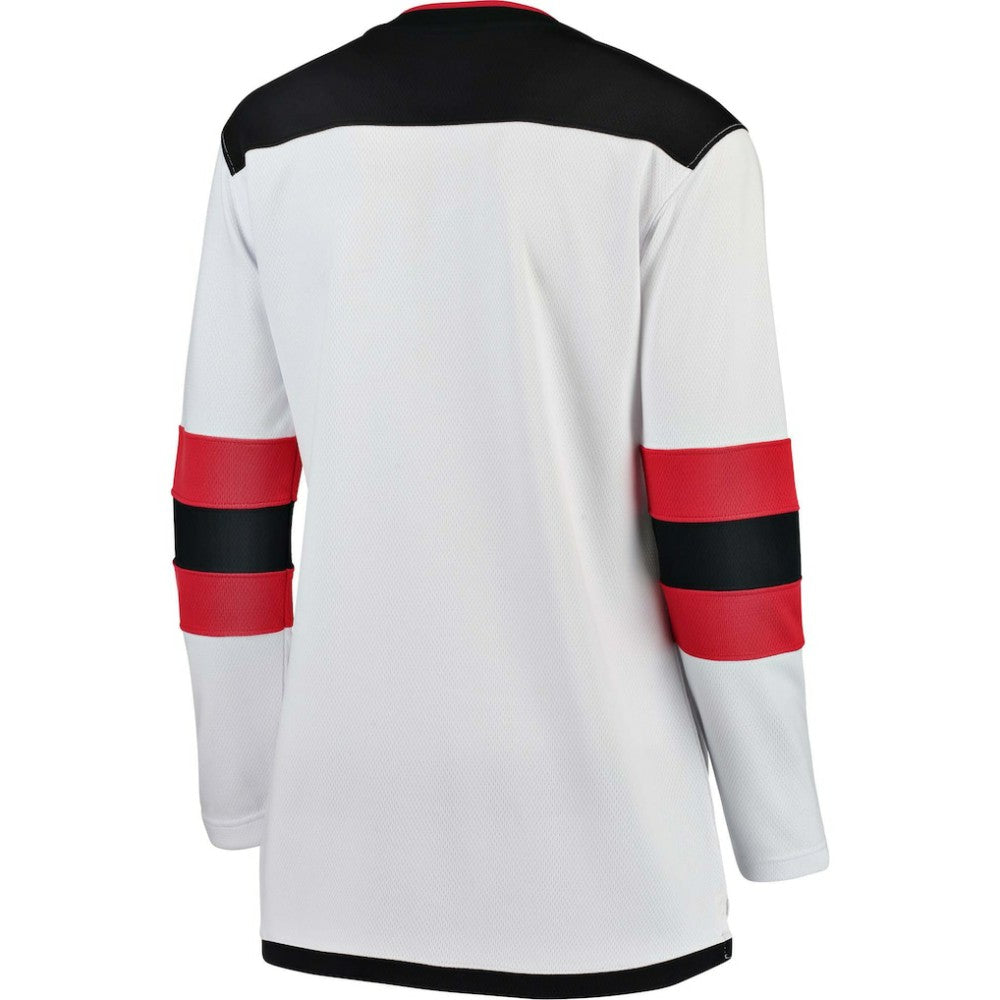 New Jersey Devils Fanatics Women's Away Breakaway Jersey White