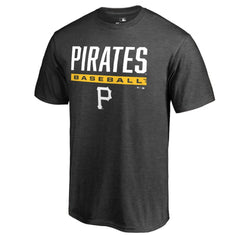 Pittsburgh Pirates Win Stripe T-Shirt Ash