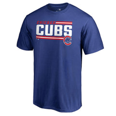 Chicago Cubs Onside Stripe T-Shirt Royal