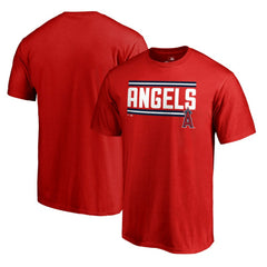 Los Angeles Angels Onside Stripe T-Shirt Red