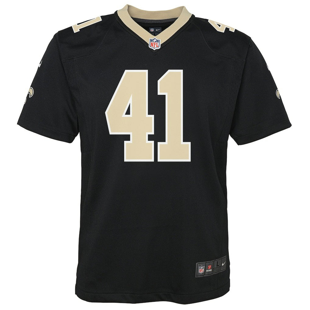 Alvin Kamara New Orleans Saints Youth Game Jersey - Black