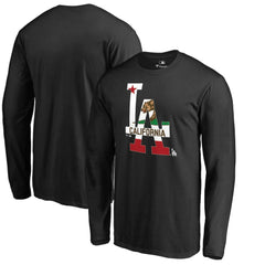 Los Angeles Dodgers Hometown Collection Cali Flag Long Sleeve T-Shirt Black