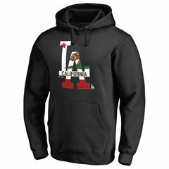 Los Angeles Dodgers Hometown Collection Cali Flag Pullover Hoodie Black