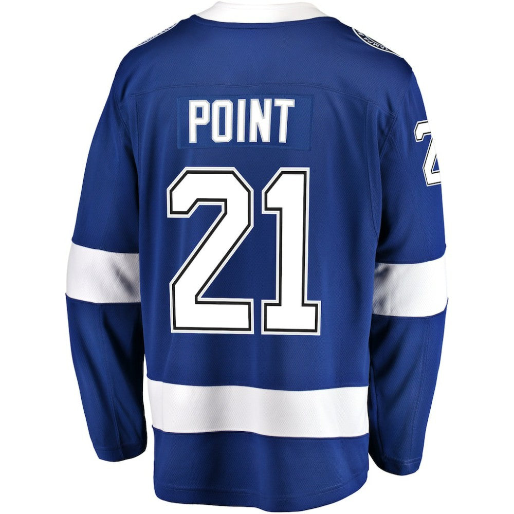 Brayden Point Tampa Bay Lightning Fanatics Home Breakaway Player Jersey Blue