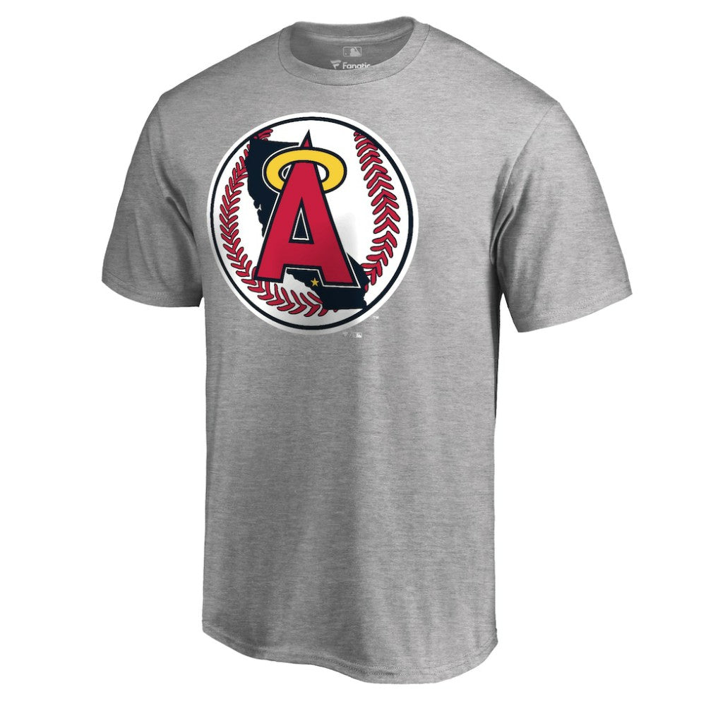 California Angels Cooperstown Collection Vintage Forbes T-Shirt Heathered Gray