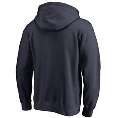 Detroit Tigers Team Lockup Fitted Pullover Hoodie Navy