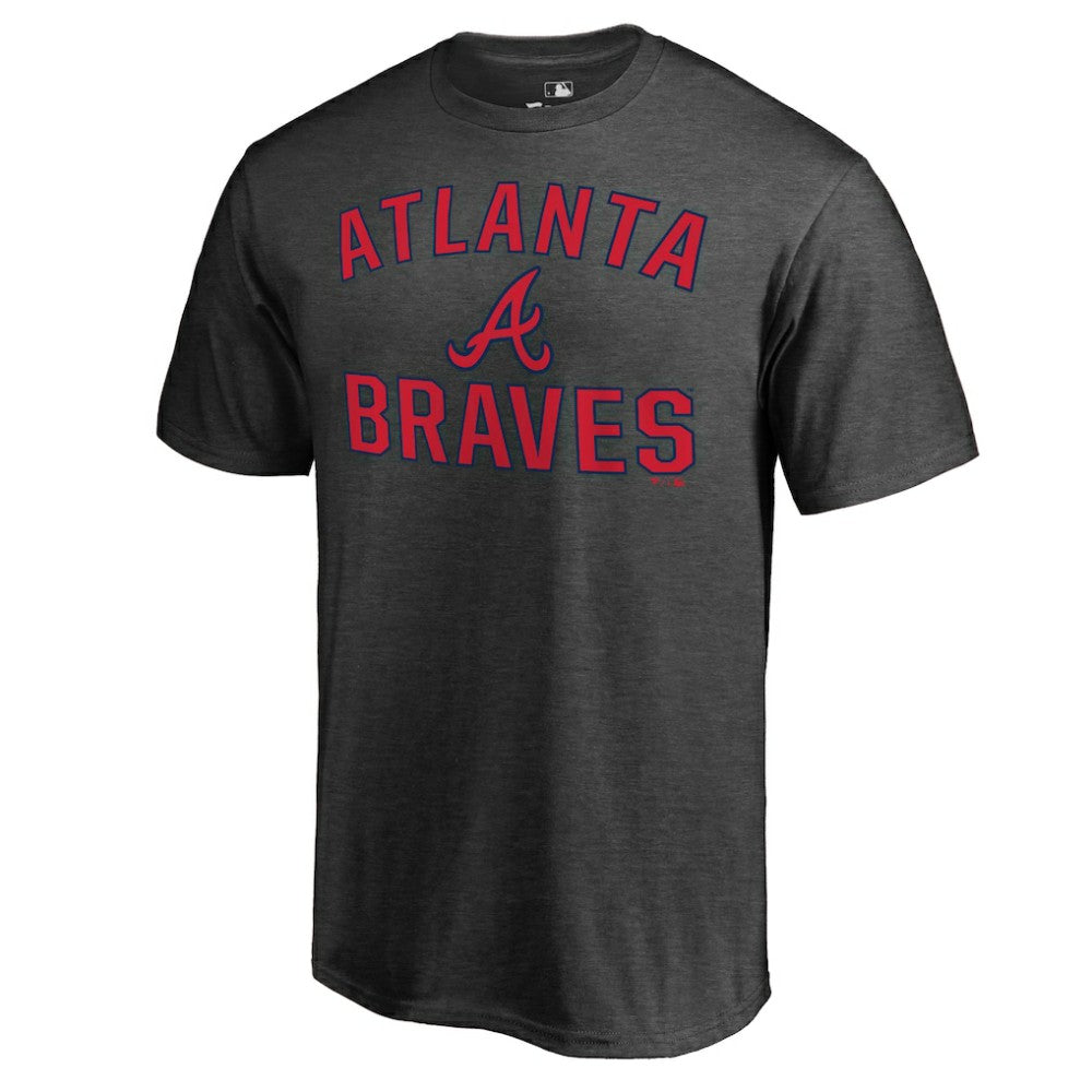 Atlanta Braves Core Basics Victory Arch T-Shirt Heathered Gray