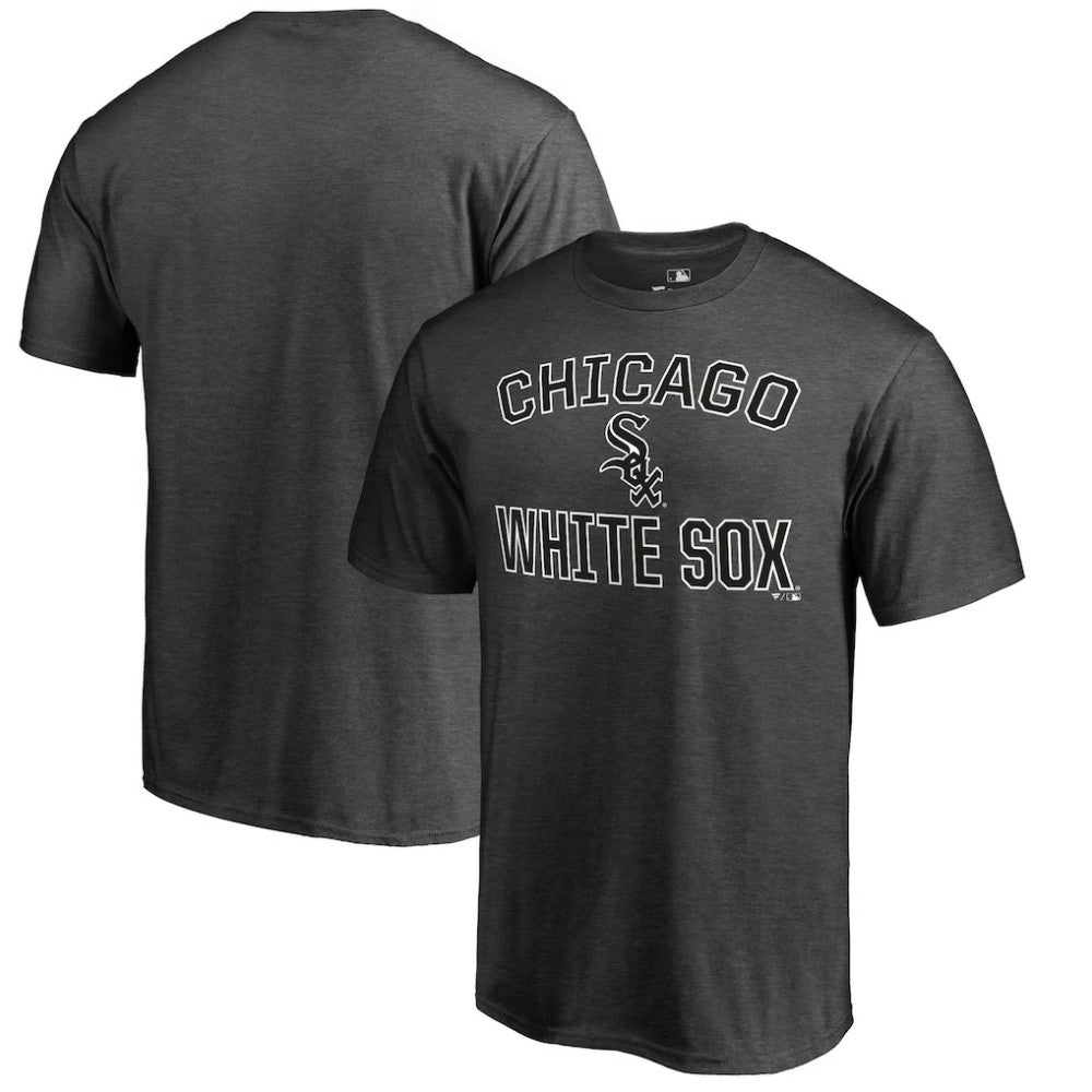 Chicago White Sox Core Basics Victory Arch T-Shirt Heathered Gray