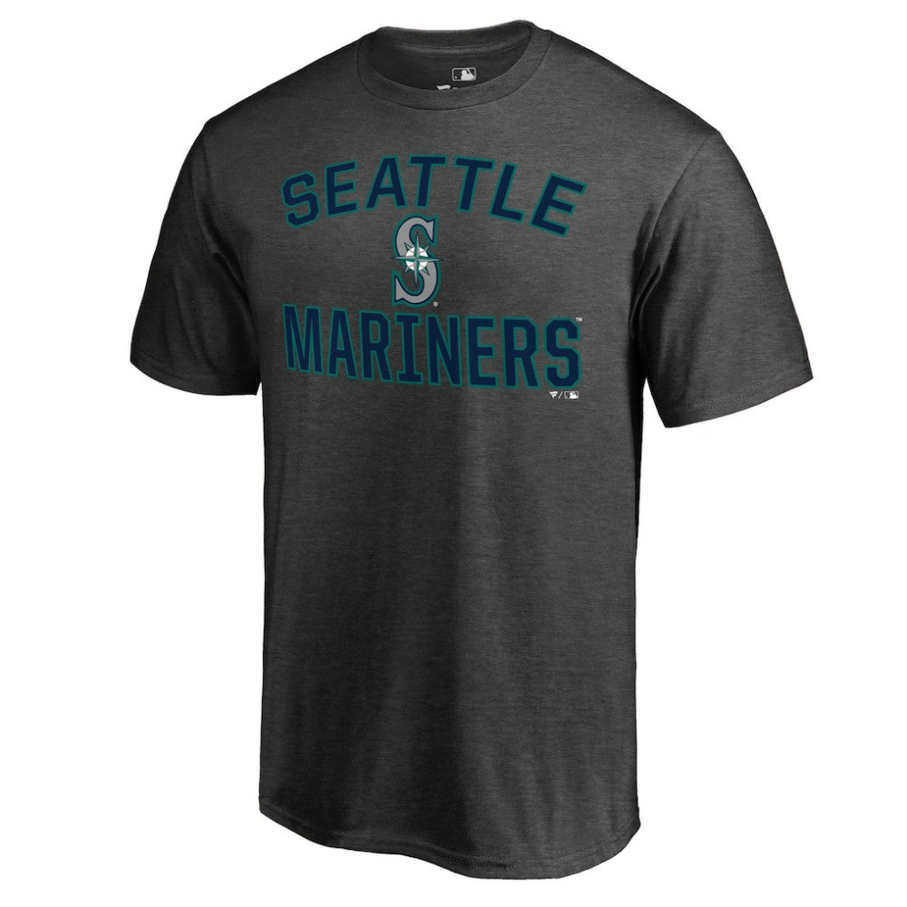 Seattle Mariners Core Basics Victory Arch T-Shirt Heathered Gray