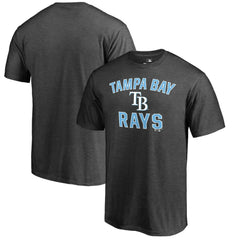 Tampa Bay Rays Core Basics Victory Arch T-Shirt Heathered Gray