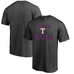 Texas Rangers Core Basics Victory Arch T-Shirt Heathered Gray