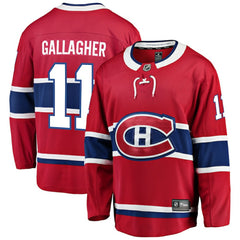 Brendan Gallagher Montreal Canadiens Fanatics Breakaway Player Jersey Red
