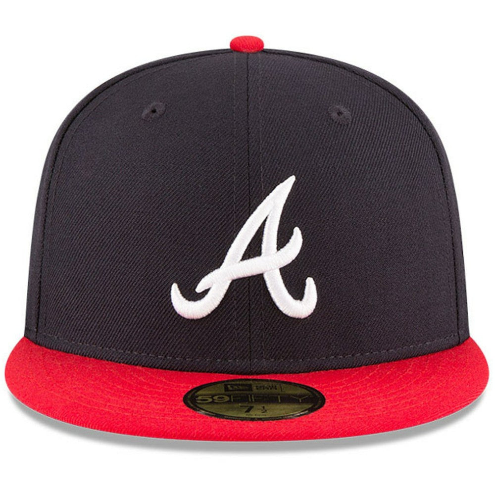 Atlanta Braves 1995 World Series Wool 59FIFTY Fitted Hat Navy | New Era