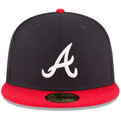 Atlanta Braves 1995 World Series Wool 59FIFTY Fitted Hat Navy | New Era