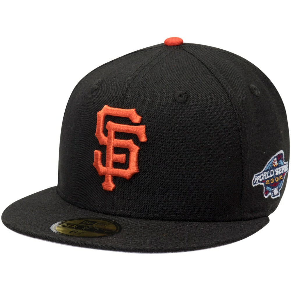San Francisco Giants 2002 World Series Wool 59FIFTY Fitted Hat Black | New Era
