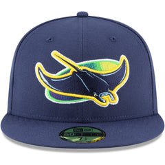 Tampa Bay Rays Alternate Authentic Collection On-Field 59FIFTY Fitted Hat Navy | New Era