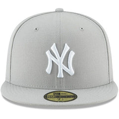 New York Yankees Fashion Color Basic 59FIFTY Fitted Hat Gray | New Era